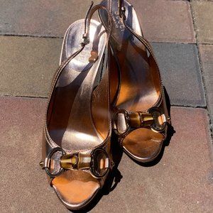 Rose Gold Gucci Heels